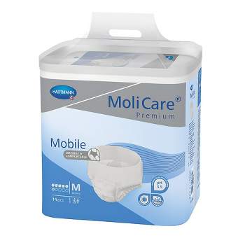 MoliCare Premium Mobile 6D Disposable Underwear, Moderate, Medium