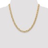 Black Bow Jewelry 6.25mm 14k Yellow Gold Solid Concave Anchor Chain Necklace - 2 of 4