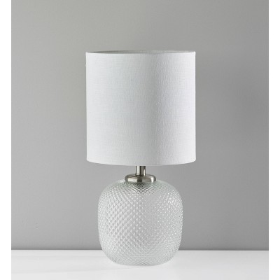 Vivian Table Lamp with Night Light Silver - Adesso