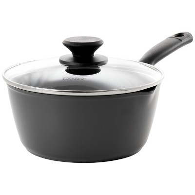 Farberware Reliance 2qt Aluminum Nonstick Covered Saucepan - Black : Target