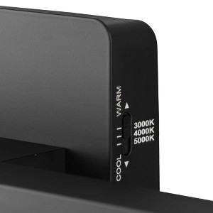 Progress Lighting Phase 5 1-Light Linear Vanity Light, Aluminum, Matte Black, Integrated Acrylic Lens - 1 of 4