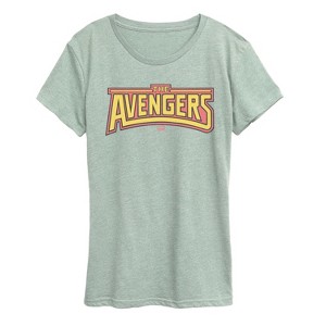 Women's - Marvel - Avengers Logo Tonal Short Sleeve Graphic T-Shirt - 1 of 3
