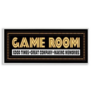 Stupell Industries Vintage Arcade Game Room Framed Giclee Art, White, 24" x 10" - 1 of 4
