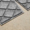 WaterHog 8.5"x30" Set of 4 Argyle Indoor/Outdoor Stair Treads Door Mats - 4 of 4