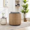 VYNXARIA COOLMORE Swivel Barrel Chair - Chic 360¡ã Accent Chair in Gray Boucle - 2 of 4