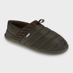 SWISSBRAND Men's Slipper - Soft and Comfortable Puffer Nylon Slipper with Knit Collar - Indoor & Outdoor Slipper for Men - 1 of 4