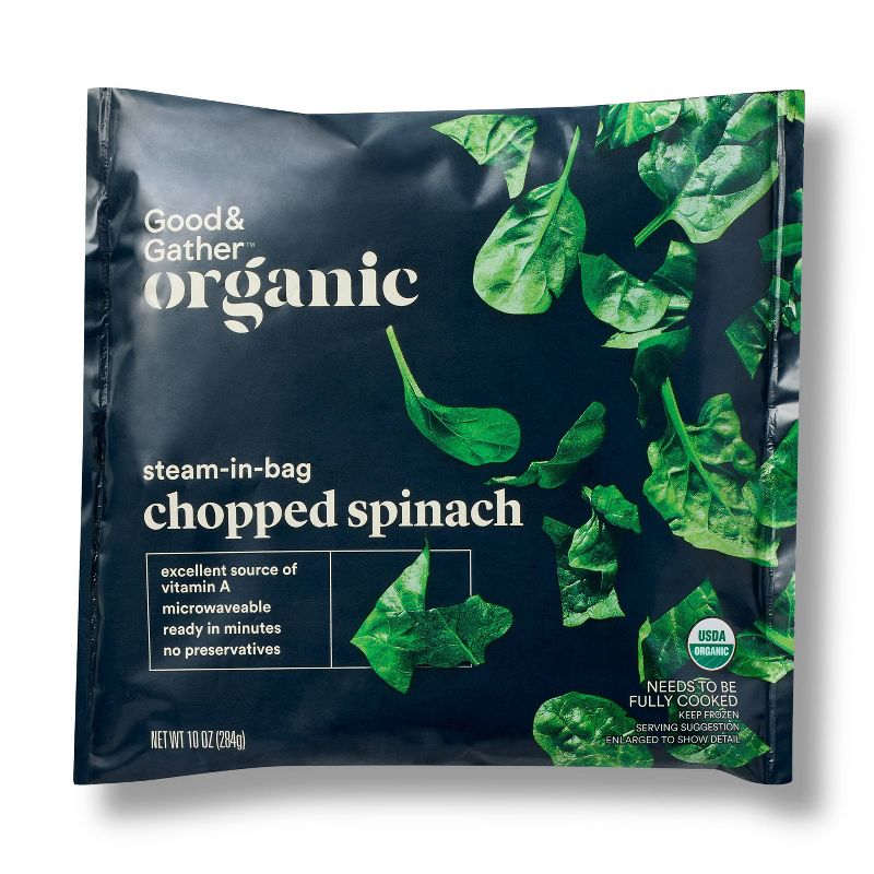 Frozen Organic Spinach - 10oz - Good &#38; Gather&#8482;, 1 of 6