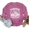 Simply Sage Market Pumpkin Spice Season Truck Distressed Garment Dyed Long Sleeve - 3 of 4
