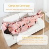 Catalonia Fleece Wearable Blanket with Sleeves and Foot Pockets, Micro Plush Wrap Sleeved Throw Blanket Robe, Super Fuzzy Cozy TV Blanket Throw, Gift - 4 of 4