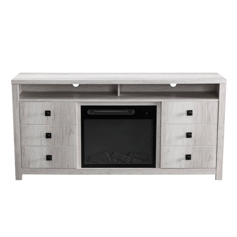 Electric Fireplace Tv Stand For Tvs Up To 70 White - Home Essentials :  Target