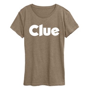 Women's - Clue - Clue Logo Short Sleeve Graphic T-Shirt - 1 of 3