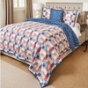 Patriotic Check Accent Pillow - 2 of 2