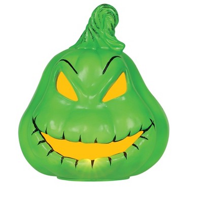 Seasons 6.25-inch The Nightmare Before Christmas Oogie Boogie Light Up Pumpkin