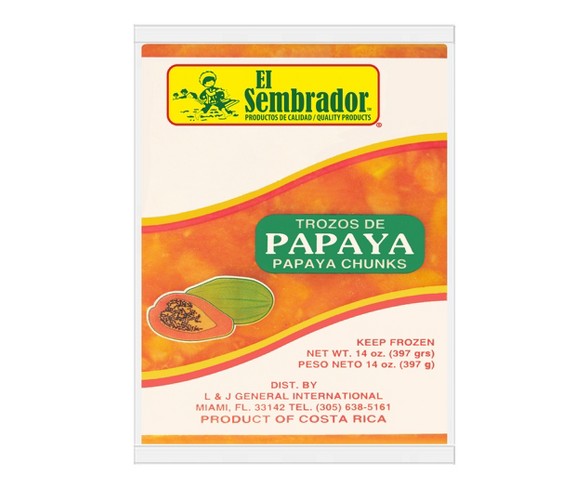 El Sembrador Frozen Pulp Papaya - 14oz