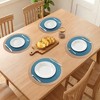 REGALWOVEN Farmhouse Placemats Set of 6 Woven Placemats Washable Kitchen Table Mat for Dining Table Decor and Holiday - 3 of 4
