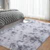 Shaggy Area Rug Modern Indoor Plush Fluffy Rugs Soft and Comfy Velvet Faux Fur Carpet Rugs for Bedroom Living Room Nursery - 2 of 4