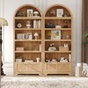 72" Tall Arched Pantry Cabinet with Drawer, 5-Tier Kitchen Pantry Cabinet, Wooden Storage Cabinet for Dining Room, Kitchen, Living Room - 4 of 4