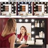 61" Make up Vanity Desk with Mirror and Lights, 3 Lighting Modes Vanity, with 8 Storage Large Drawer & 2 Open Shelves - 4 of 4