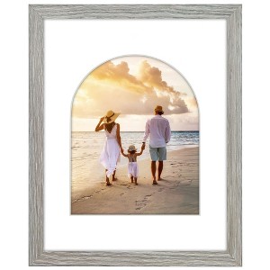 Americanflat Picture Frame with Oval Mat Insert and Shatter-Resistant Glass - Signature Collection - Photo Frame for Wall Display - 1 of 4