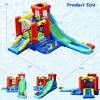 Costway 9-in-1 Inflatable Water Slide Kids Bounce Castle Giant Splash Pool with 860W Blower - 4 of 4