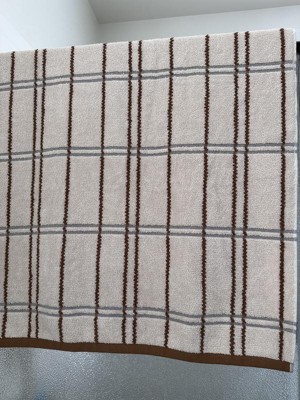 16x27 Checkerboard Hand Towel Gray/white - Threshold™ : Target
