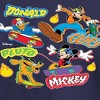 Boys' - Disney - Mickey Goofy Pluto Donald Skate Crew Long Sleeve Graphic T-Shirt - 2 of 4