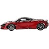 McLaren 750S Amaranth Red Metallic with Black Top Limited Edition to 5040 pieces Worldwide 1/64 Diecast Model Car by Mini GT - 2 of 4