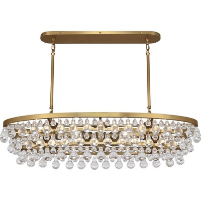 Robert Abbey Lighting Bling - Light Chandelier in  Antique Brass