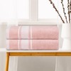 Unique Bargains Soft Absorbent Quick Dry Bath Towel 2 Pcs - 3 of 4