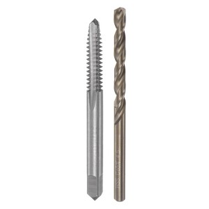 Unique Bargains Cobalt High Speed Steel Straight Flute Twist Drill Bit Tap and Bit Set - 1 of 3
