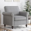 Mjkone Single Sofa Chair for Living Room, Mid Century Modern Couch with Solid Wood Frame and 4 Gourd Shapes Legs for Home/Office/Apartment - 2 of 4