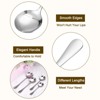 Unique Bargains Stainless Steel Dinner Tea Soup Round Spoons 6 Pcs Silver - 3 of 4