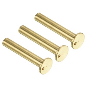 Unique Bargains Golf Club Sports Brass Tip Weights Plug Insert Copper 3 Pcs - 1 of 4
