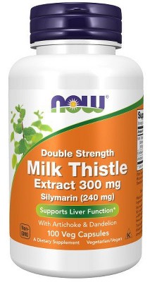 Milk Thistle Extract, Double Strength 300 mg by Now Foods  -  100 VegCap