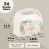 Blue Panda 24 Pack 1st Birthday Floral Gable Gift Boxes for First Birthday Party Favors and Decorations, 6.2 x 3.6 x 3.3 In - 3 of 4