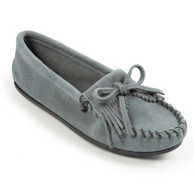 Minnetonka Women's Kilty Moccasins 409, Storm Blue - 9 : Target