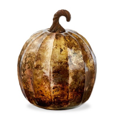 tag Fall Metal Pumpkin Decor