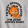 Boys' - Garfield - Always Right Graphic Long Sleeve Fleece Sweatshirt - 2 of 4