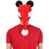 HalloweenCostumes.com One Size Fits Most   Disney Mickey Mouse Santa Cap | Disney Hats, Black/Red/White - 2 of 4