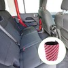 Unique Bargains Car Trash Can With Hook Hanging Front Rear Seat Cotton Trash Bin 1 Pc - 2 of 4