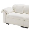 NicBex Couches for Living Room Modern  Accent Chair Couch Velvet Fabric Upholstered Single Sofa With Fluffy Pillows and Storage Function - 4 of 4