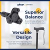 Drive Medical Flex N Go Adjustable Walking Cane with Ergonomic Handle, 3 Point Tip for Superior Balance, Collapsible for Travel, Ideal for Adults - 3 of 4
