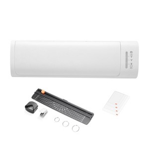 VEVOR Laminator Machine, Cold and Hot Laminator for Max A3 Paper Size, 1 min Quick Warm Thermal Laminator, 3-5 mil Thickness, White + Grey - 1 of 4
