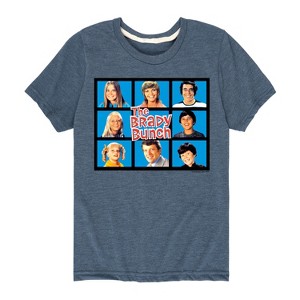 Boys' - The Brady Bunch - Classic Hollywood Squares Short Sleeve Graphic T-Shirt - 1 of 4