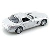 KiNSMART - Mercedes-Benz SLS AMG 1:36 Scale 5" Die Cast Metal Model Toy Car (Silver) - 3 of 4