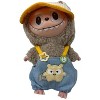 Doll Clothes Superstore Happy Bear Vibes! 3-Piece Overall Set with Shirt & Visor for 17.5 cm Labubu Dolls - 3 of 4
