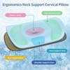 Cervical Neck Pillow - Ergonomic Foam Contour Pillow for All Sleep Positions, Breathable Cover - 3 of 4