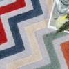 Chevron Zig-Zag Geometric Modern Indoor Outdoor Area Rug by Blue Nile Mills - 4 of 4