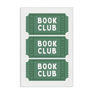 Stupell Industries Green Book Club Tickets Canvas Art - 1 of 4