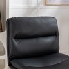 GlasFlength Task and Office Chairs Modern Criss Cross Swivel Chair with Adjustable Height for Home Office, Black, 25.5"*24.5"*20.9" - 3 of 4